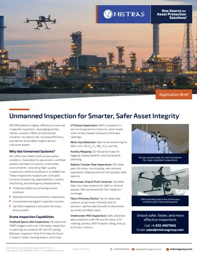 Unmanned Drone Inspections
