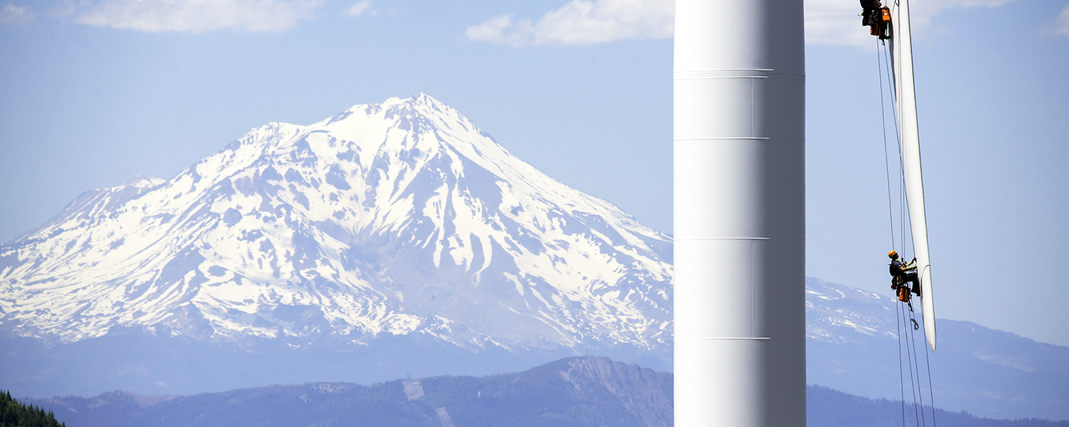 Rope Access On Wind Turbine