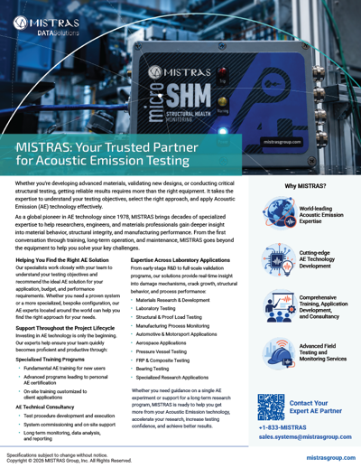 Acoustic Emission (AE) Technology for Laboratory and R&D Applications