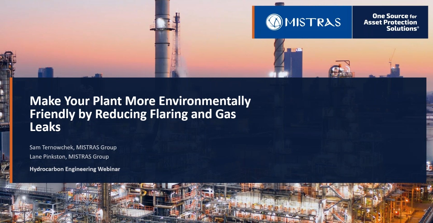 [Webinar] Make Your Plant More Environmentally Friendly by Reducing Flaring and Gas Leaks