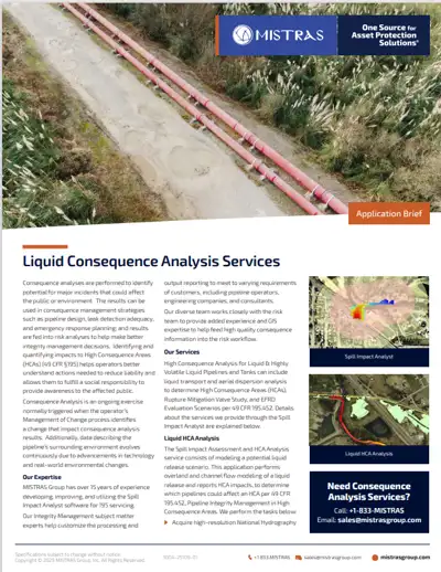 Liquid Consequence Analysis Services