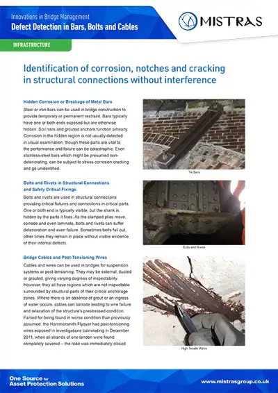 Innovation in Bridge Management: Bars, Bolts & Cables