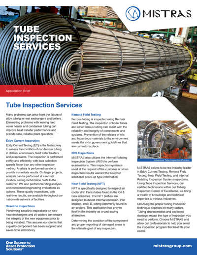 Tube Inspection Flyer