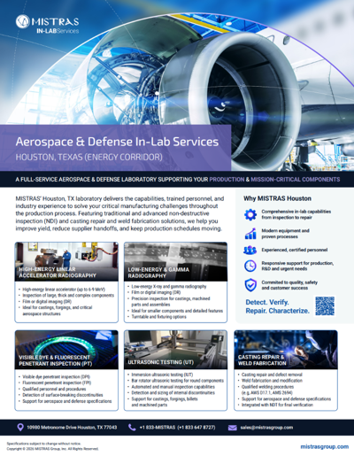 Houston In-Lab Services Overview Flyer