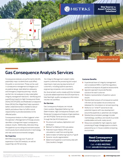 Gas Consequence Analysis Services