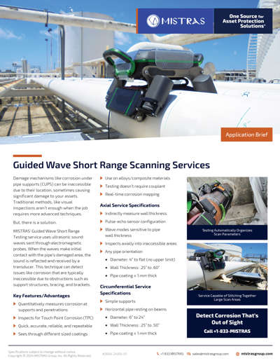 Guided Wave Short Range Scanning Services